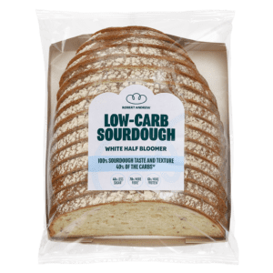 low-carb sourdough bloomer