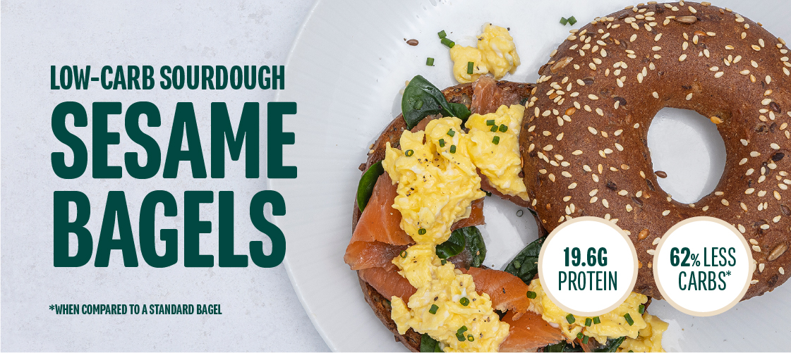 low carb sourdough bagels