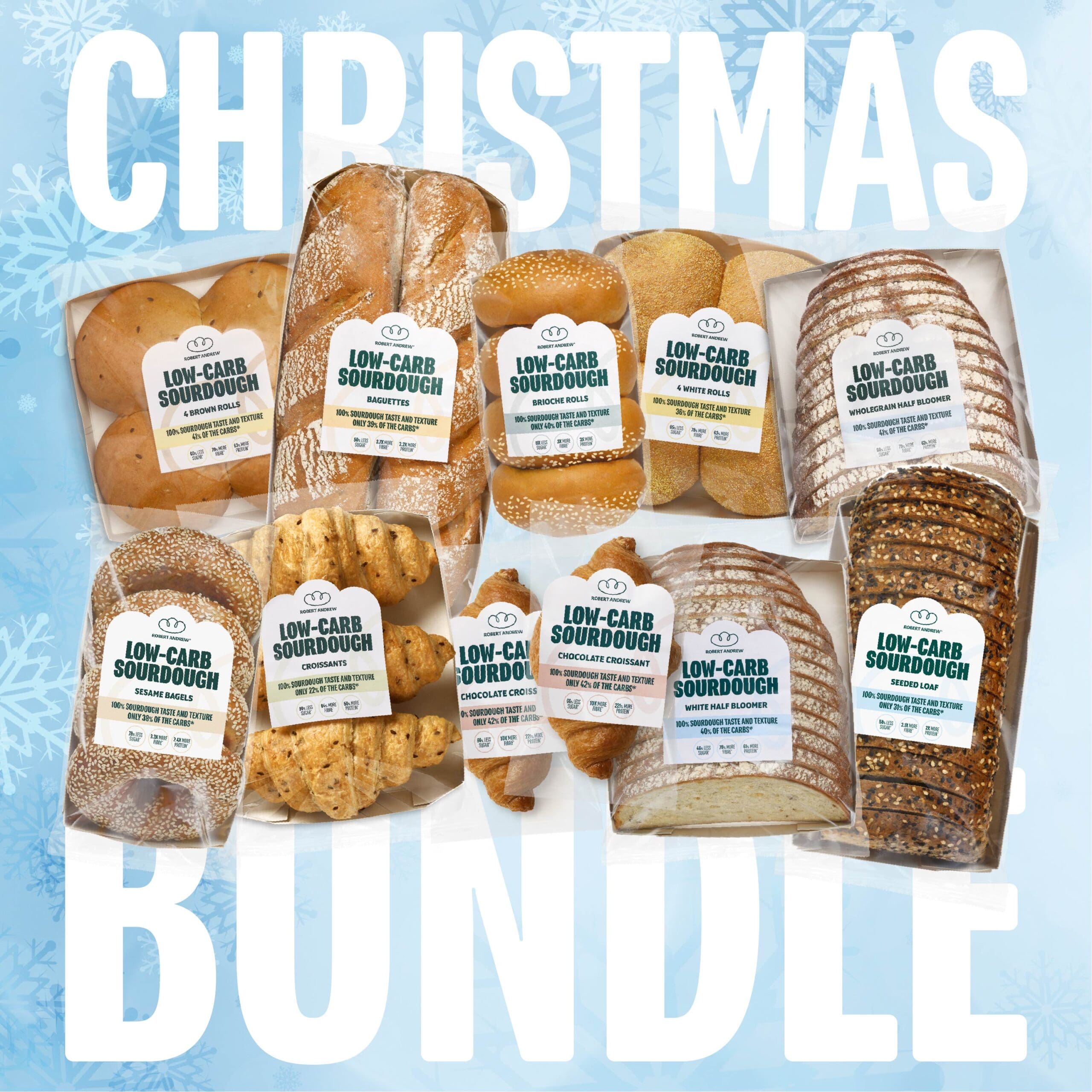LOW-CARB SOURDOUGH CHRISTMAS BUNDLE - Robert Andrew Low-carb Sourdough