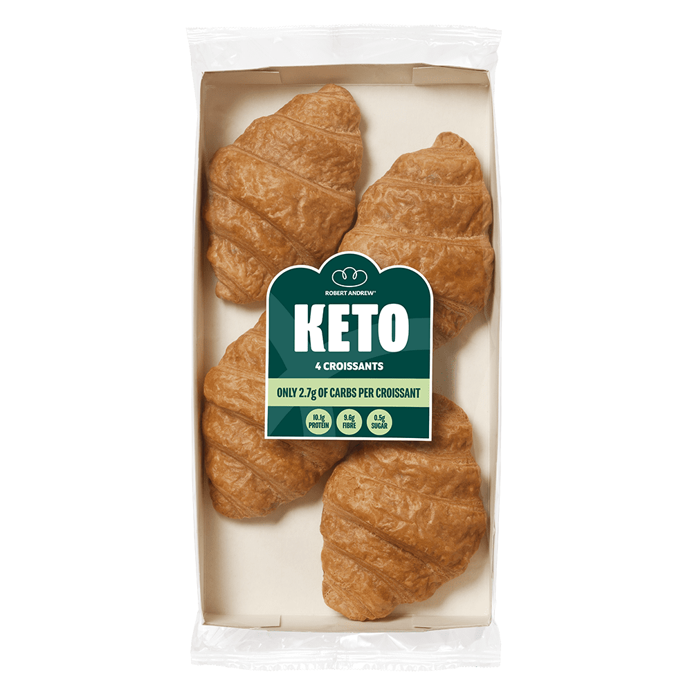 KETO CROISSANTS | 4x50g - Robert Andrew Low-carb Sourdough