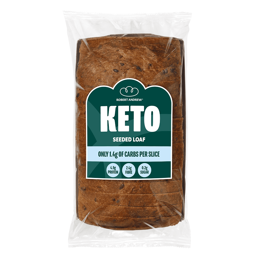 KETO SEEDED LOAF | 300g - Robert Andrew Low-carb Sourdough